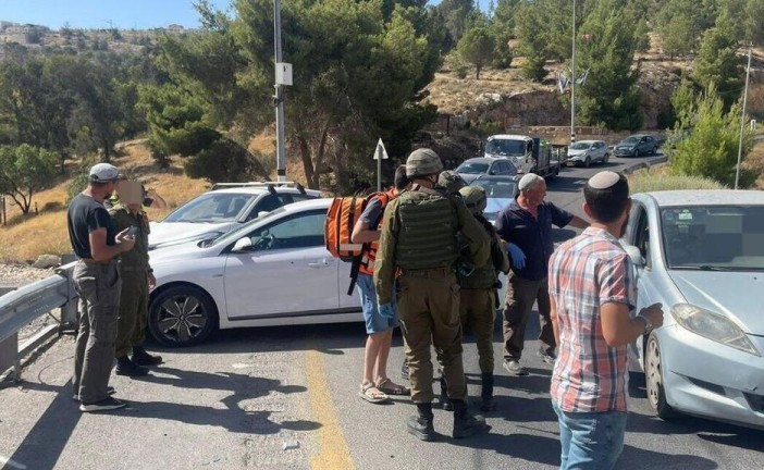 Judée-Samarie : un soldat de Tsahal blessé lors d’un attentat à la voiture bélier près de la ville d’Hébron