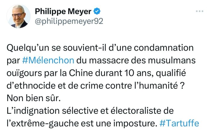 Philippe Meyer : Quelqu’un se souvient-il d’une condamnation par @philippemeyer92