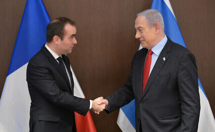 Israël en guerre : Benjamin Netanyahu discute avec le ministre français des Armées du Hezbollah et des otages israéliens