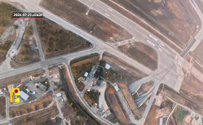 Israël en guerre : le Hezbollah diffuse les images d’un drone montrant une base de Tsahal à Ramat David