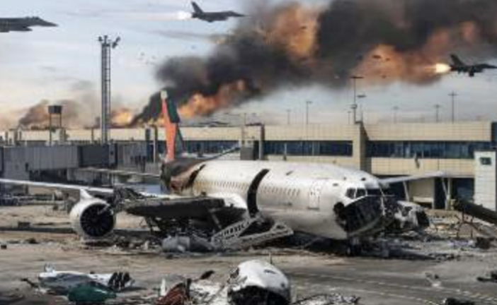 Alerte Info : Israel bombarde et detruit l’aéroport International et des centrales électriques de Sanaa en réponse à l’attaque contre Ben Gourion