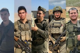 Israël en guerre : Tsahal annonce le décès de cinq de ses soldats, tués au combat dans le nord de Gaza
