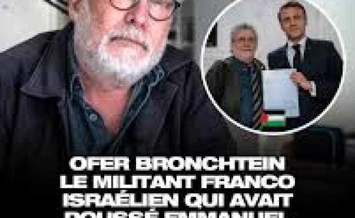 Ofer Bronstein Le Militant Franco Palestinien qui avait poussé Emmanuel Macron à reconnaitre l&rsquo;état de Palestine est mort à 69 ans