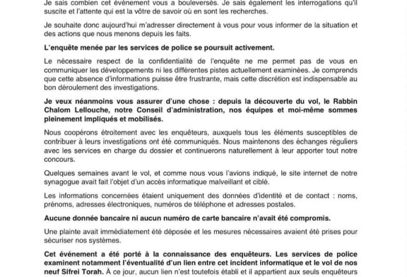 Après trois semaines d’attente, l’ACCIL a enfin décidé, ce jour, de communiquer.